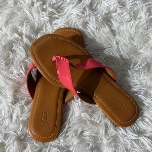 UGG Women's Sandals in Pink and Brown